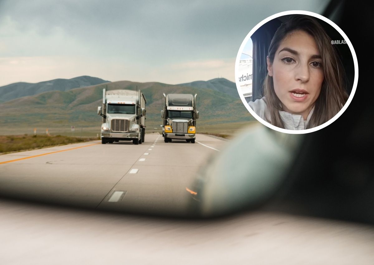 adelantamiento entre camiones