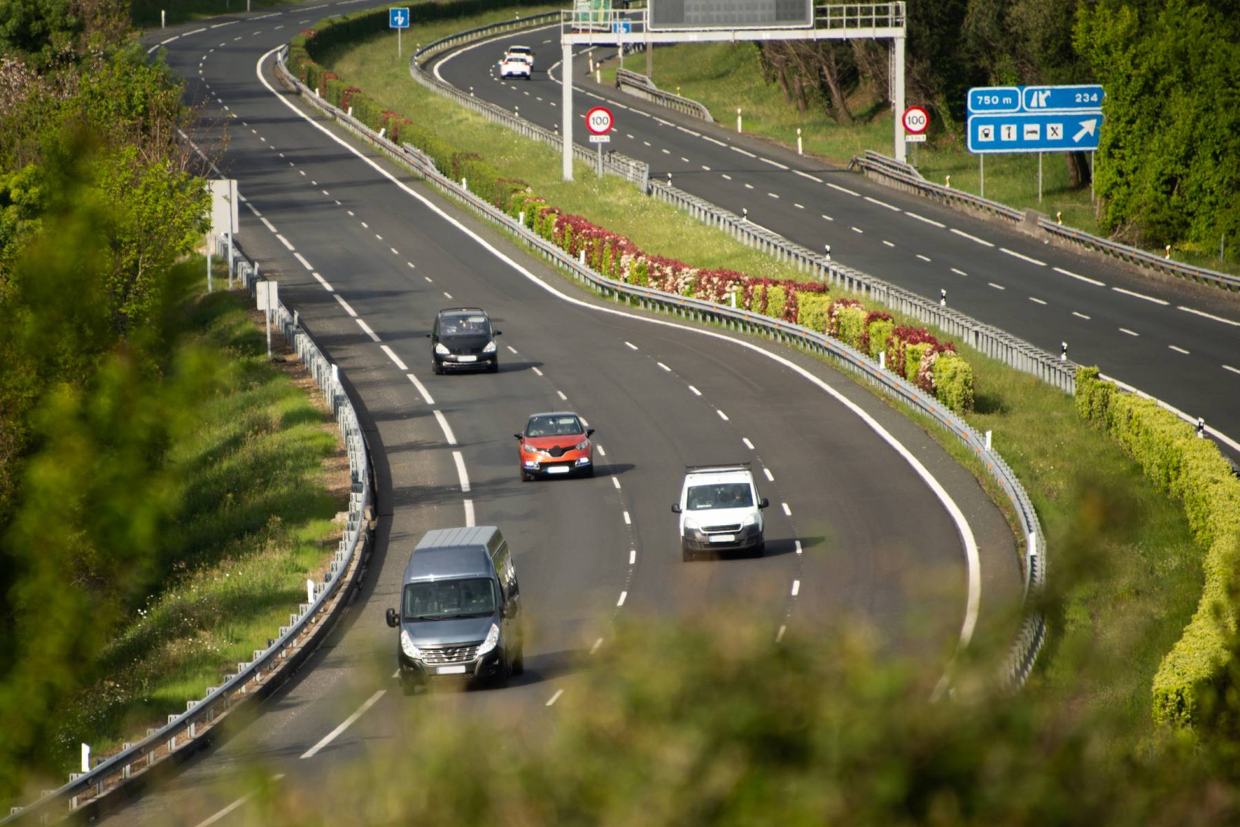 coches autovia españa