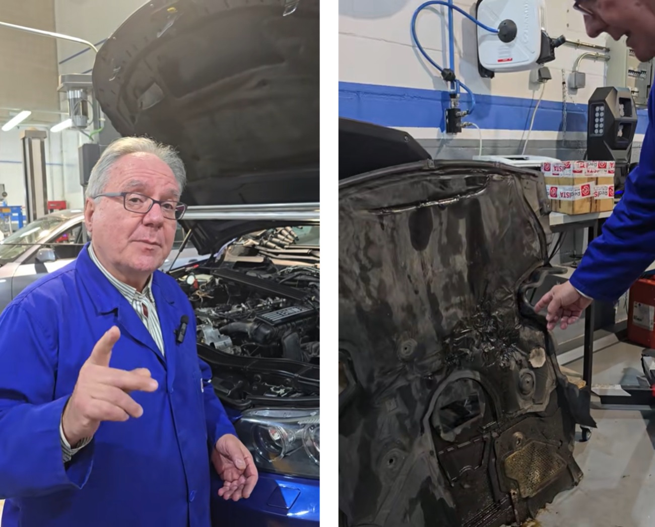 fuga de aceite coche