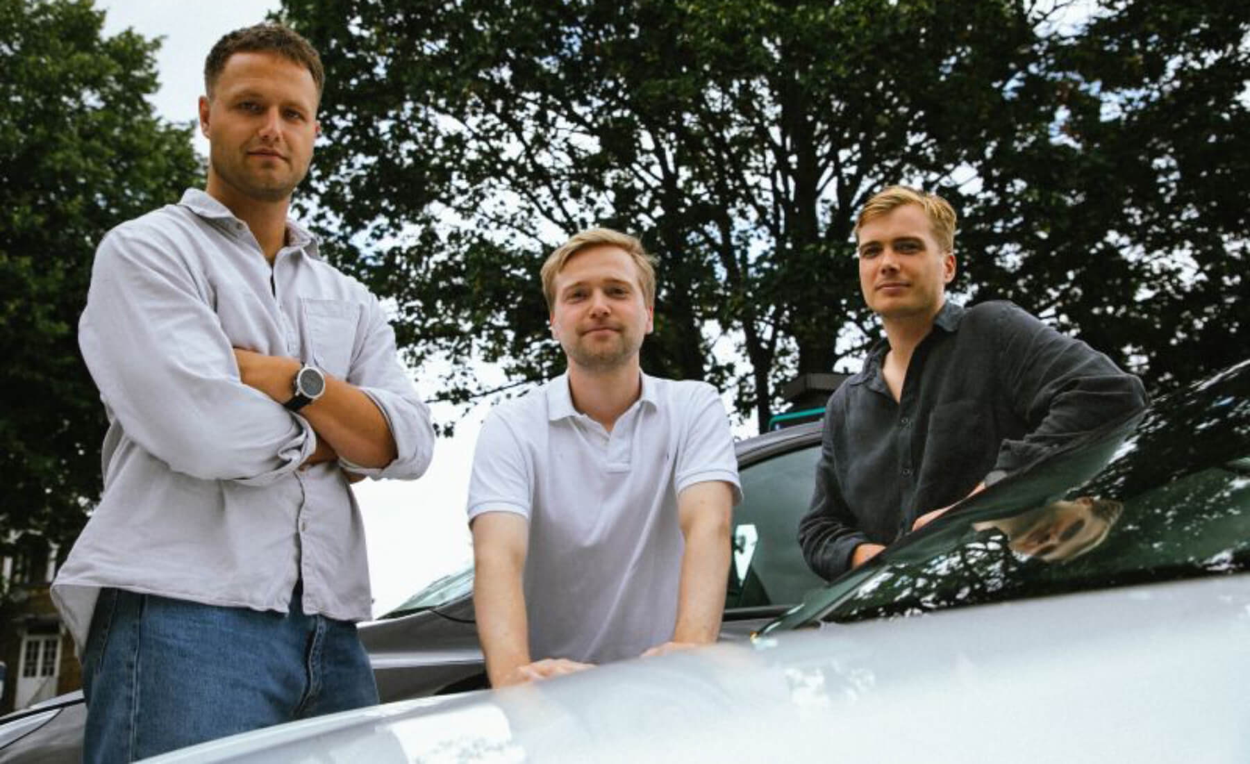 Harry Fox, Connor Selwood y Hugh Leckie