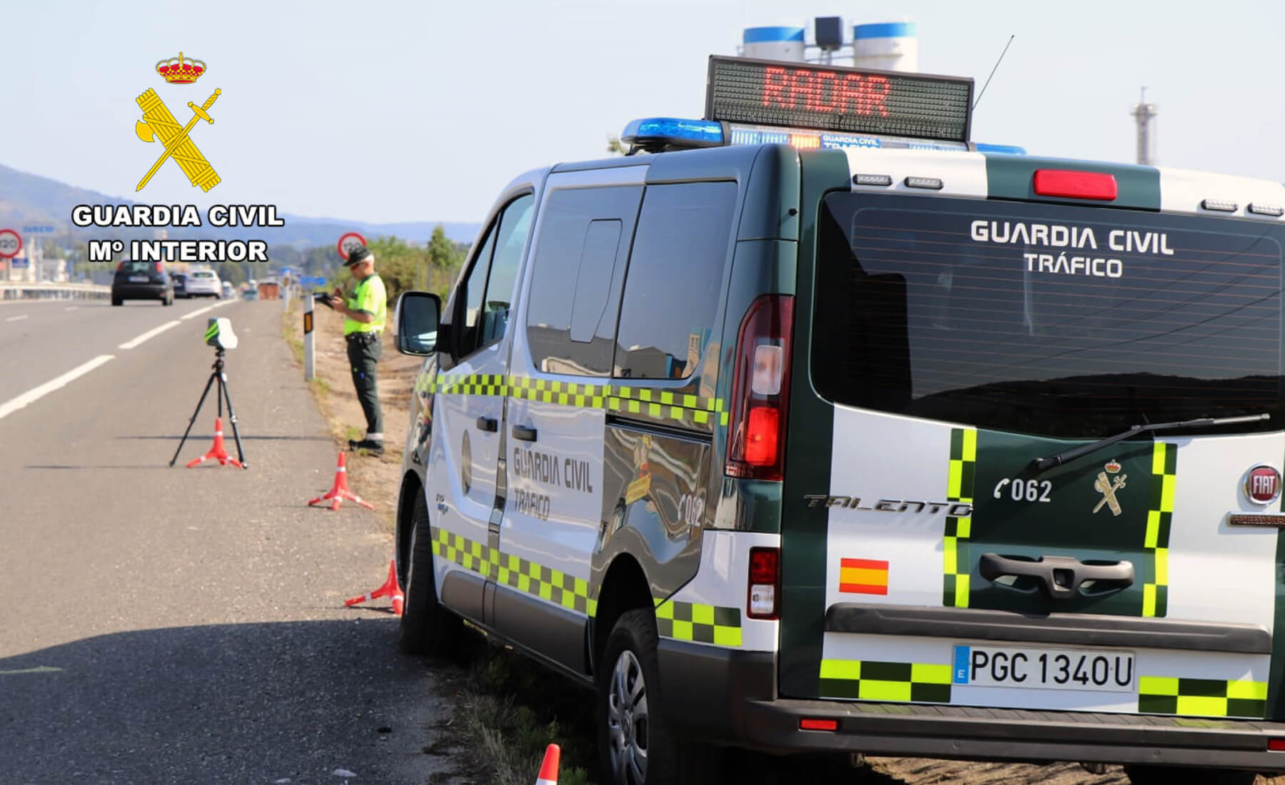 multa guardia civil motorista