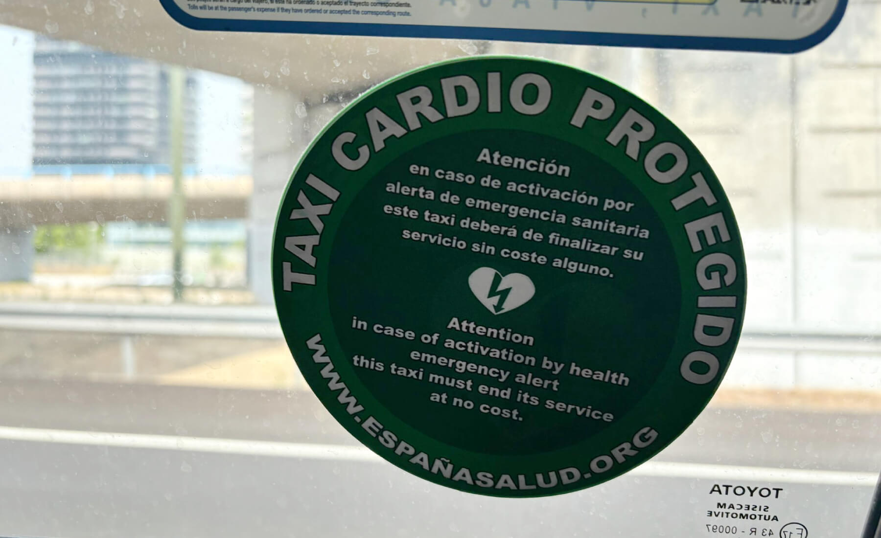 taxi cardioprotegido