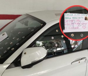 venganza coche mal aparcado