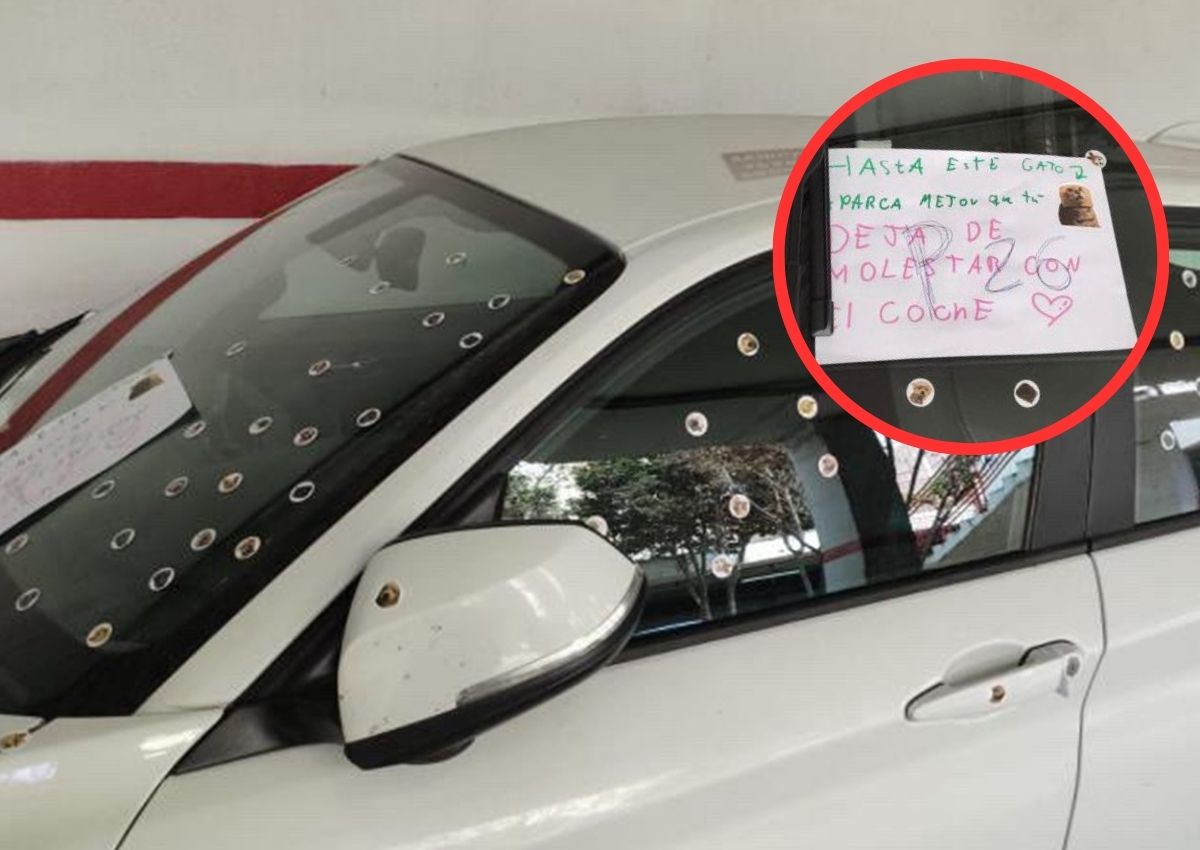 venganza coche mal aparcado