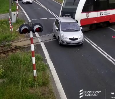 Tren accidente Polonia