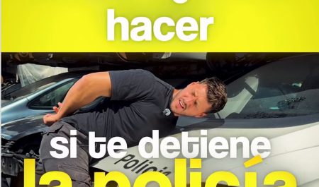 control policía conductor