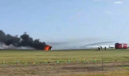 incendio coche volador