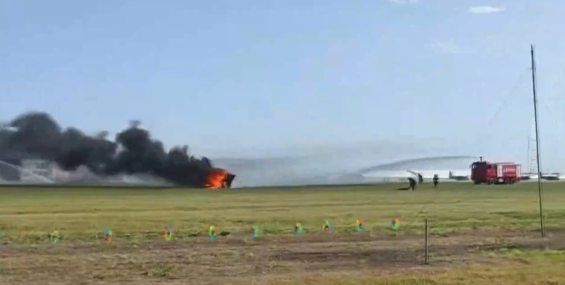 incendio coche volador