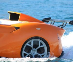 lamboat coche acuático