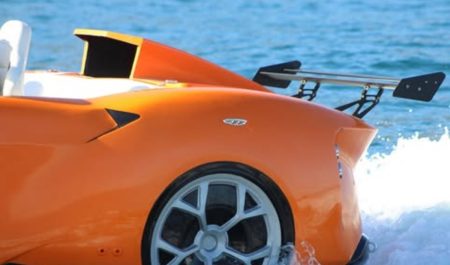 lamboat coche acuático