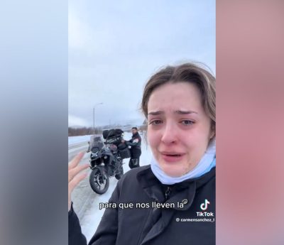 Accidente moto influencer