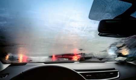 Parabrisas empañado