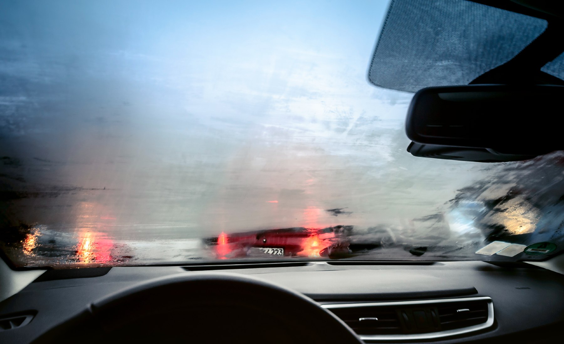 Parabrisas empañado