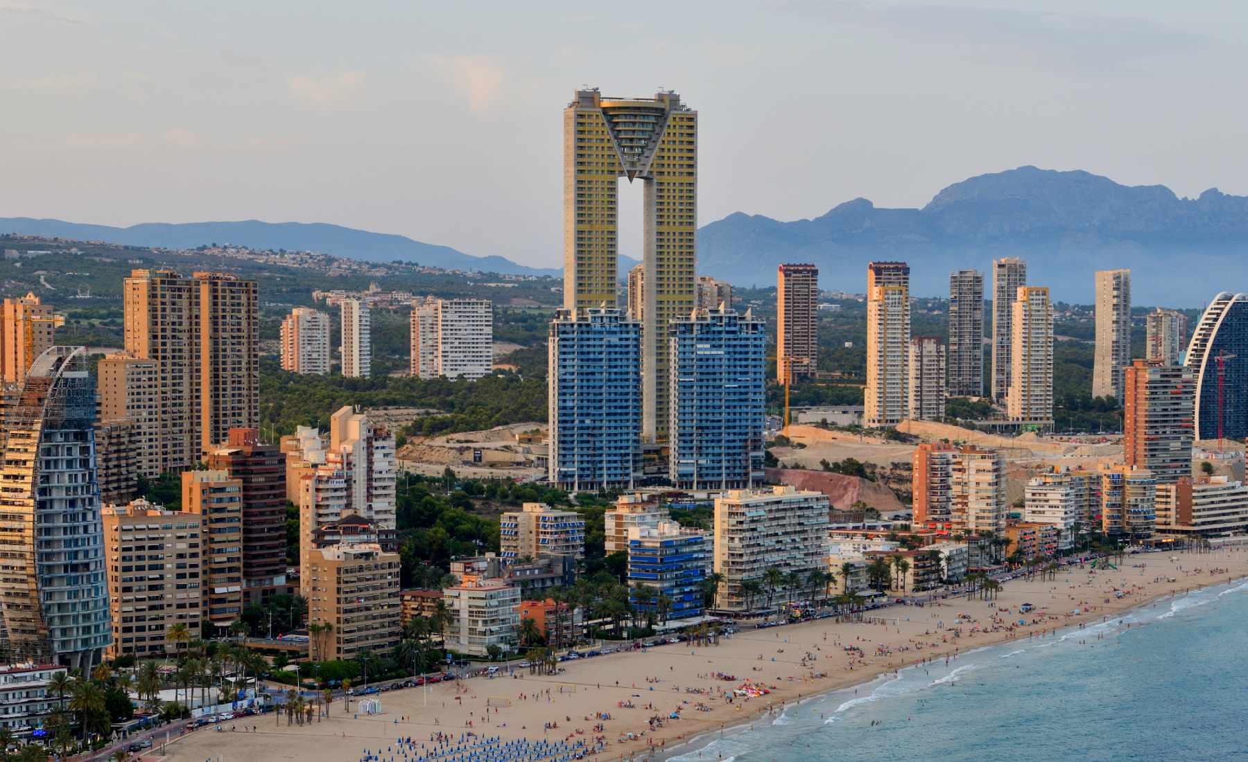 Rascacielos En El Tiempo De Benidorm
