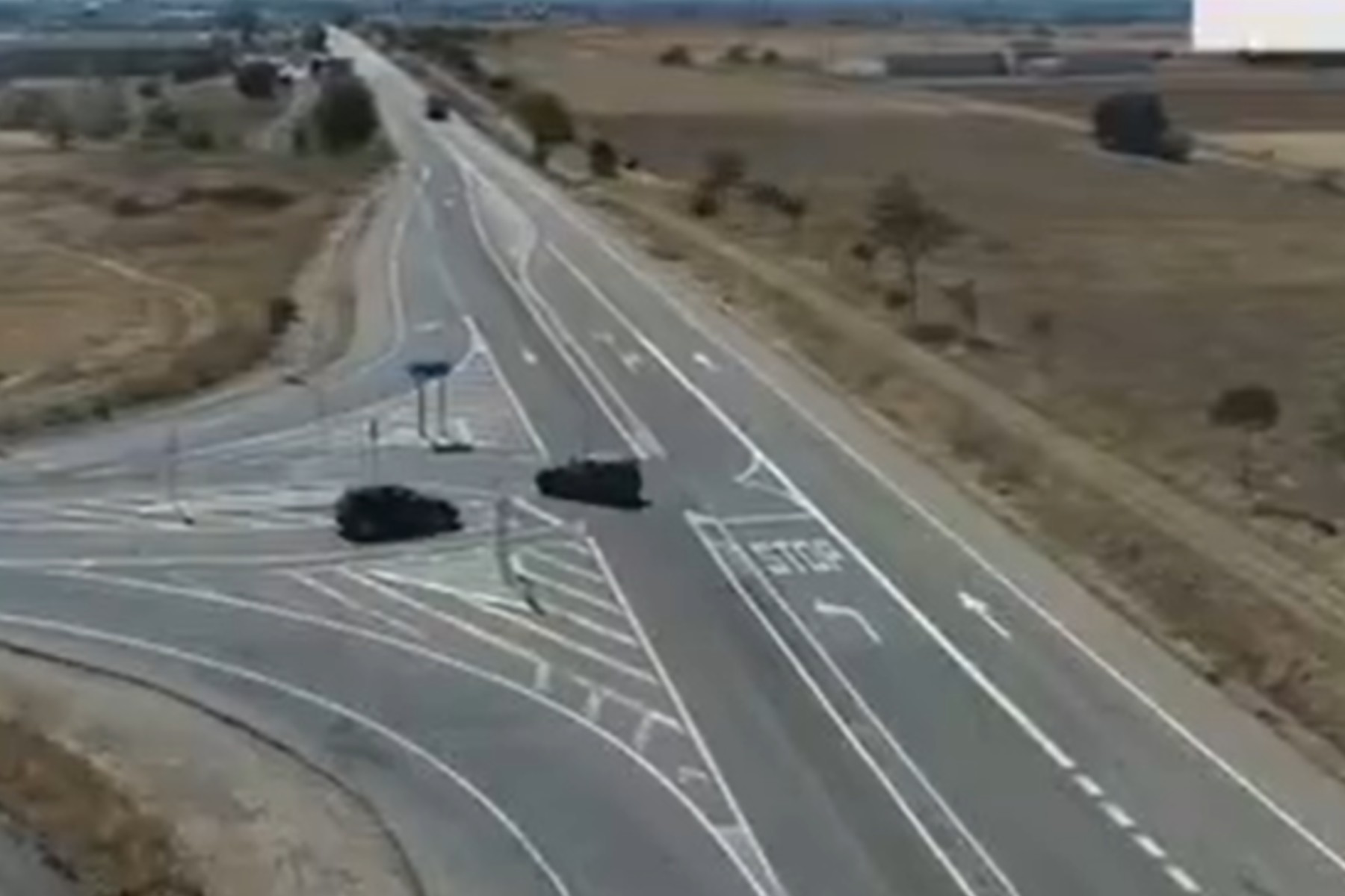 drones cruce stop dgt