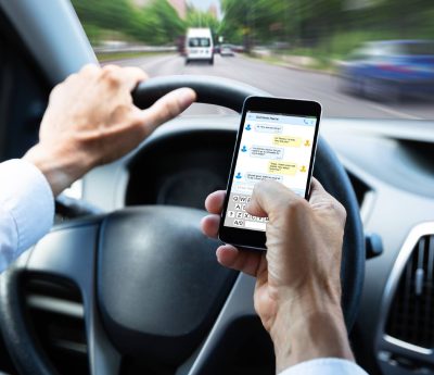 movil conductor distraccion