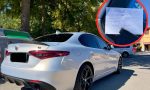 Deja aparcado su Alfa Romeo y cuando regresa encuentra una nota escrita por un policía dueño de un BMW: todos alucinan