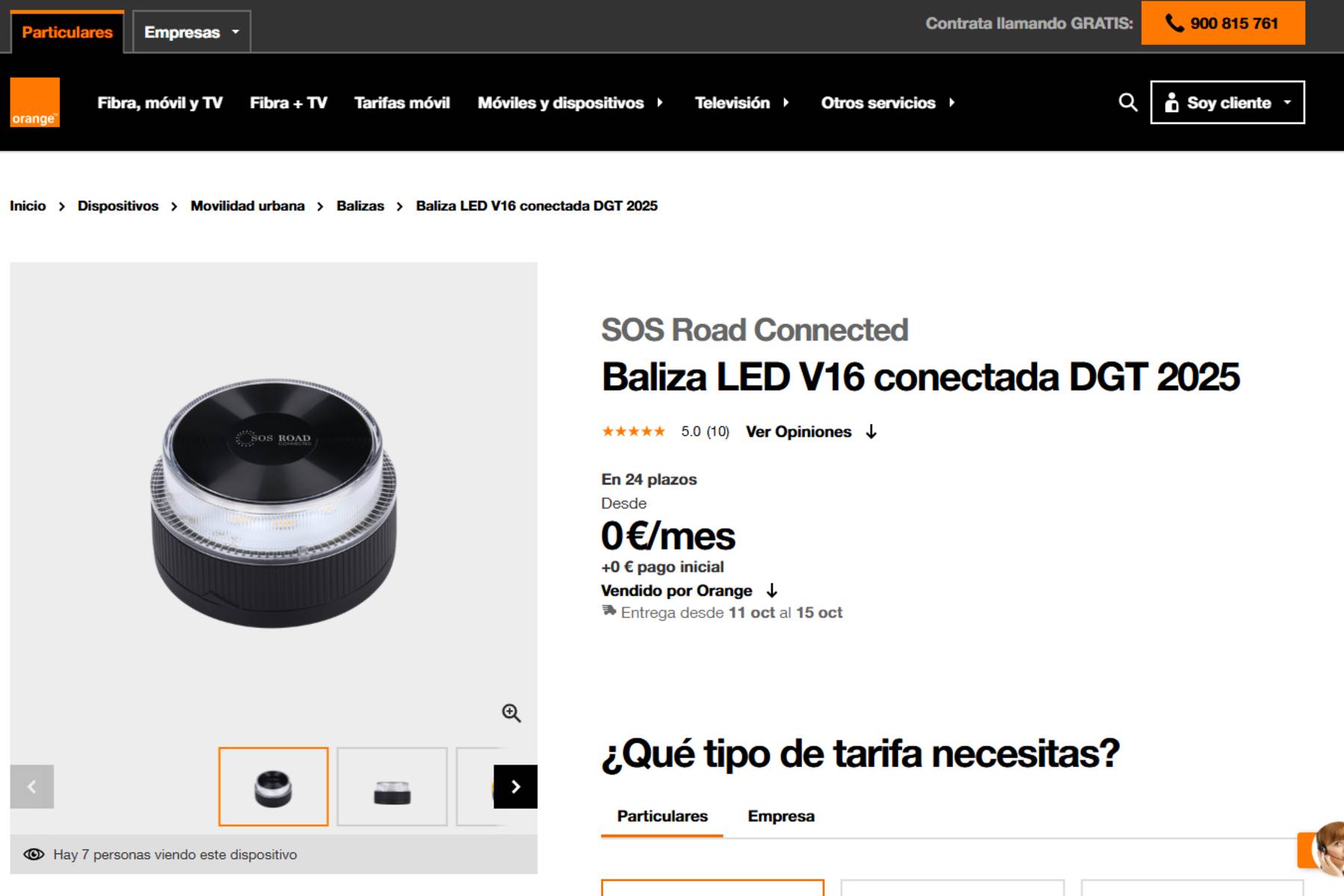 orange luz emergencia