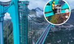 China y su puente entre las nubes: es el más alto del mundo, mide casi el doble que la Torre Eiffel y su construcción fue escalofriante