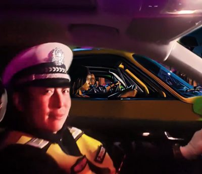 Anuncio tráfico China