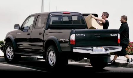 Christian Bale Toyota Tacoma