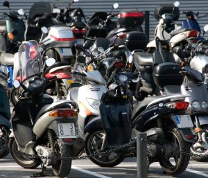 Motos aparcadas Barcelona