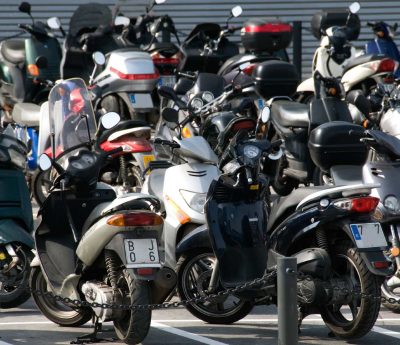 Motos aparcadas Barcelona