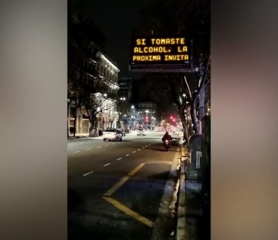 Paneles luminosos mensajes