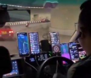 Pantallas taxi China