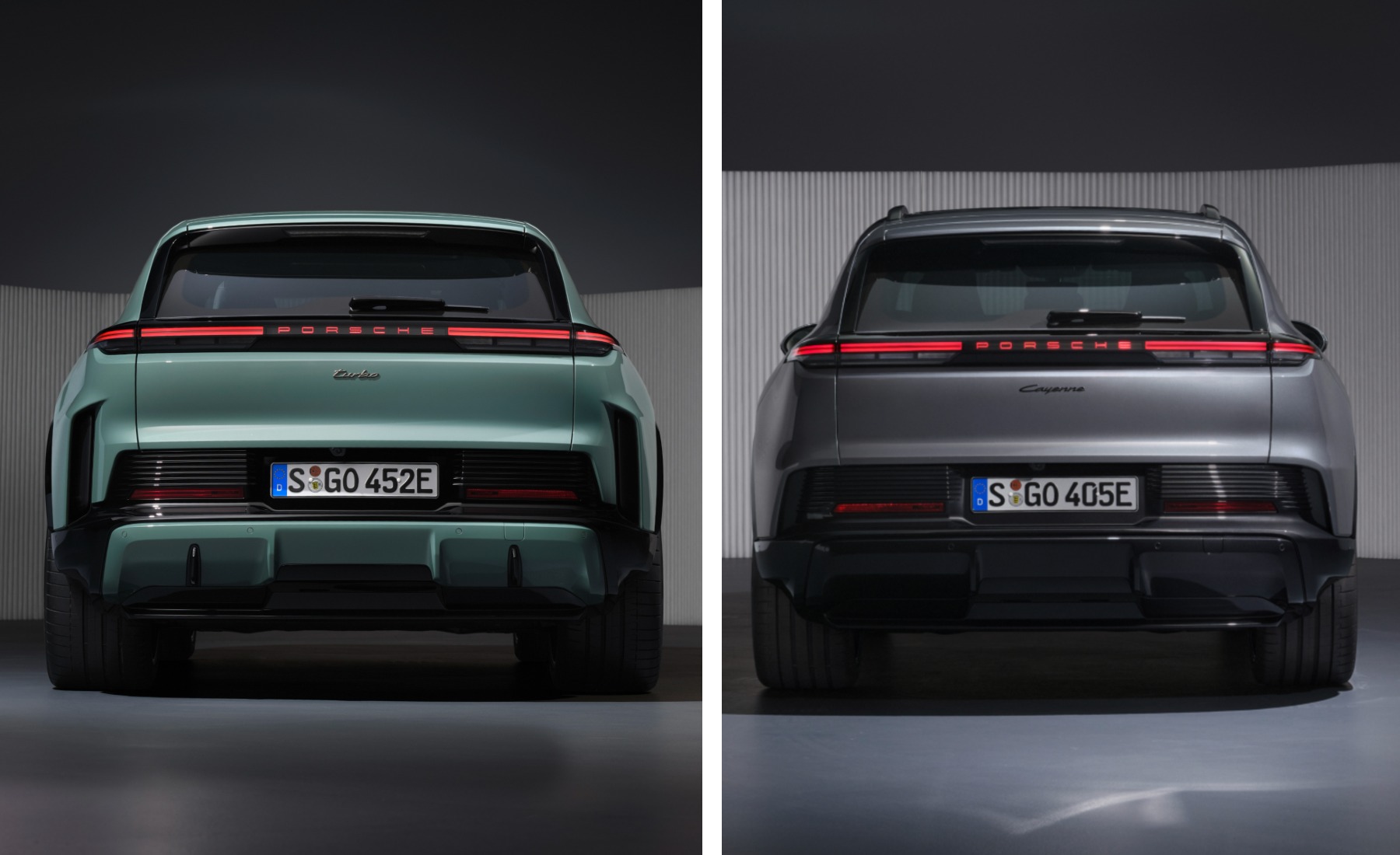 Porsche Cayenne Electric Turbo y Eléctrico trasero