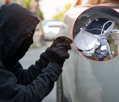 robo de coche antena