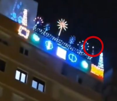 Baliza objeto navidad