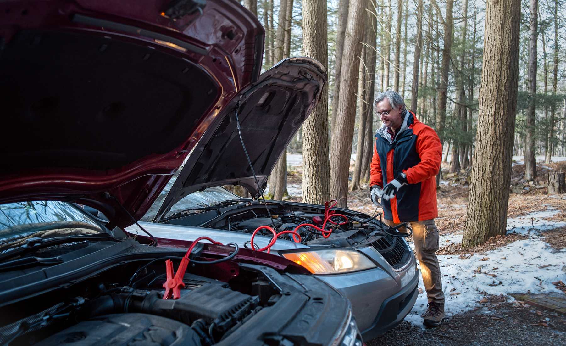 Batería coche invierno