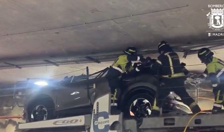 Bomberos túnel de Bailén