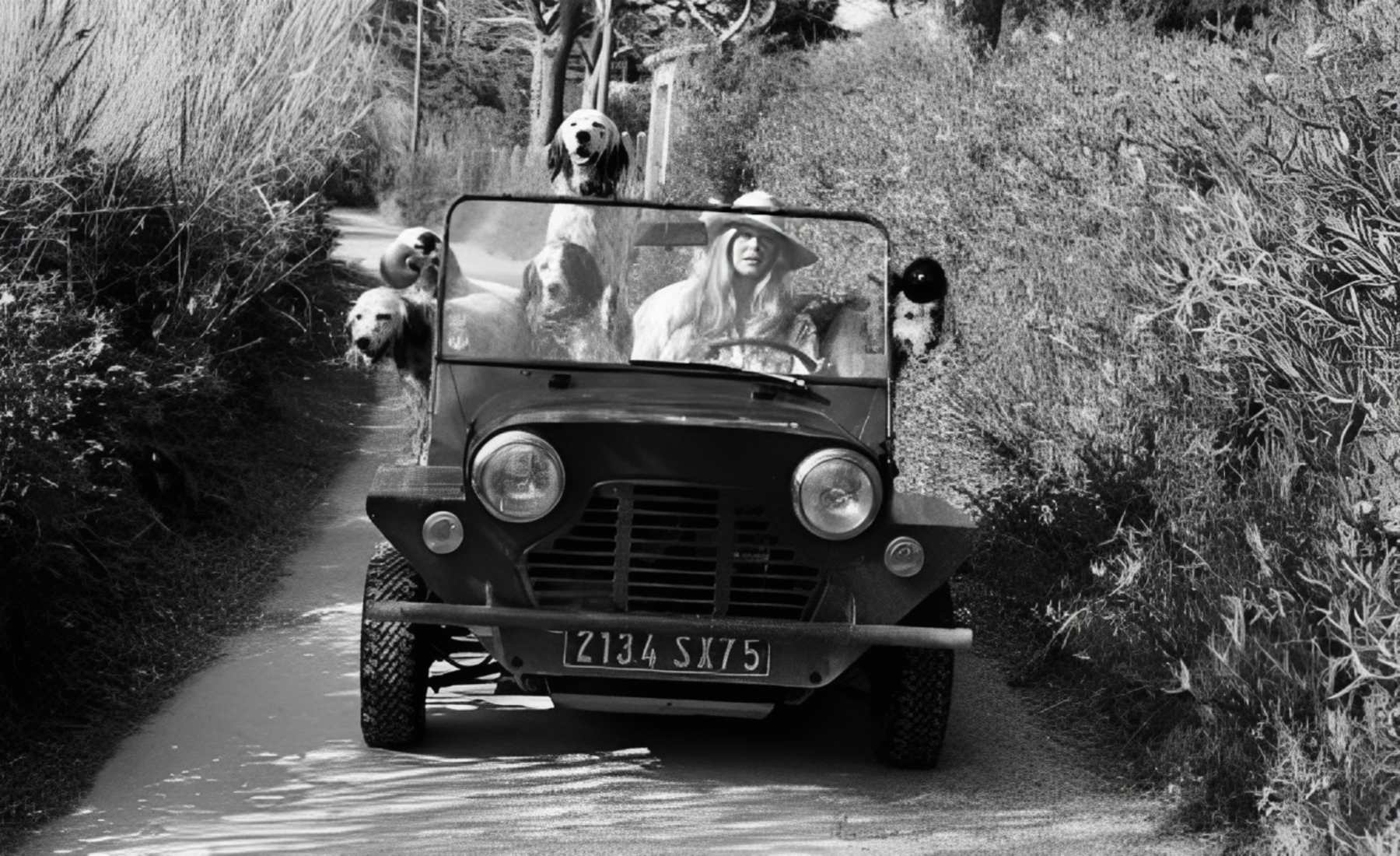 Brigitte Bardot Mini Moke