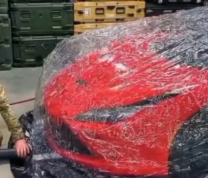 Burbuja de plástico Ferrari