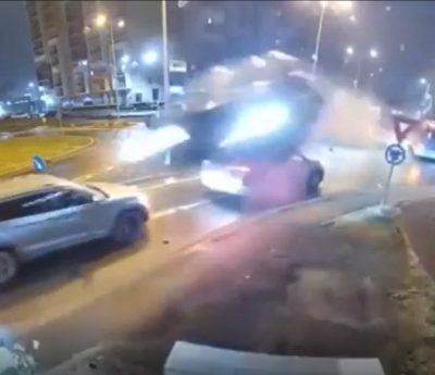 Coche accidente Rumanía