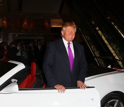 Donald Trump coche