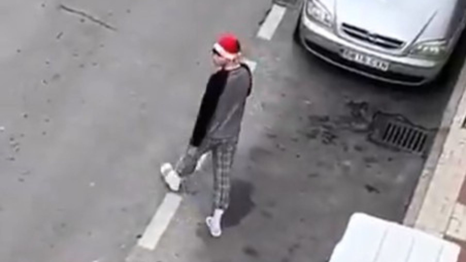 Papá Noel aparcamiento