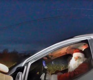 Papá Noel exceso de velocidad