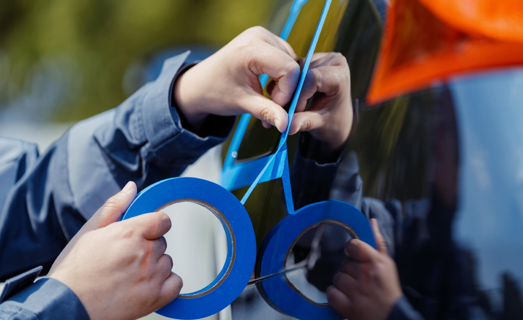 cinta adhesiva coche invierno