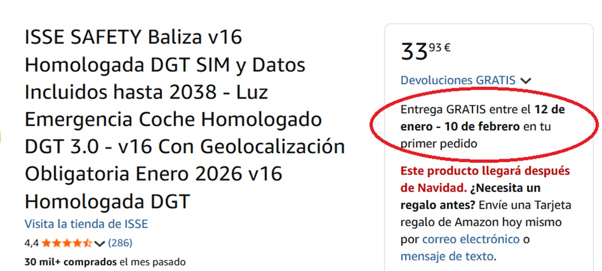 luces homologadas dgt emergencia