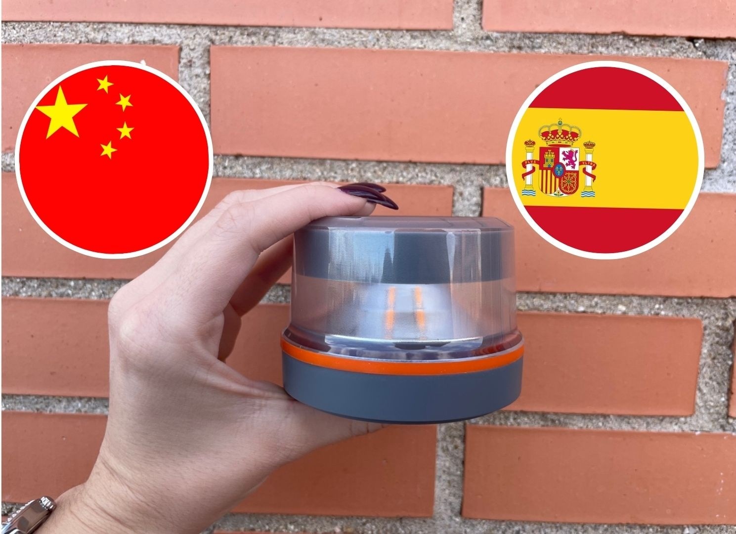 luz emergencia v16 coche