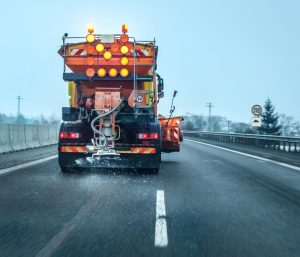 maquina sal invierno carretera