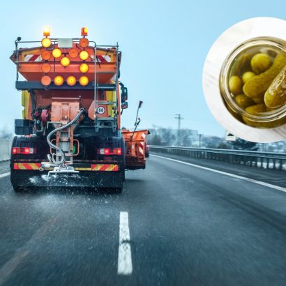 En Alemania pasan de la sal: eliminan el hielo de las carreteras con un líquido que está en casi todas las despensas