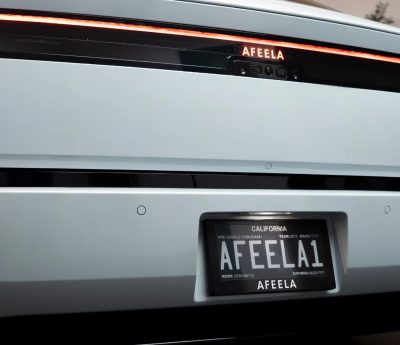 matrícula digital Sony Honda AFEELA 1