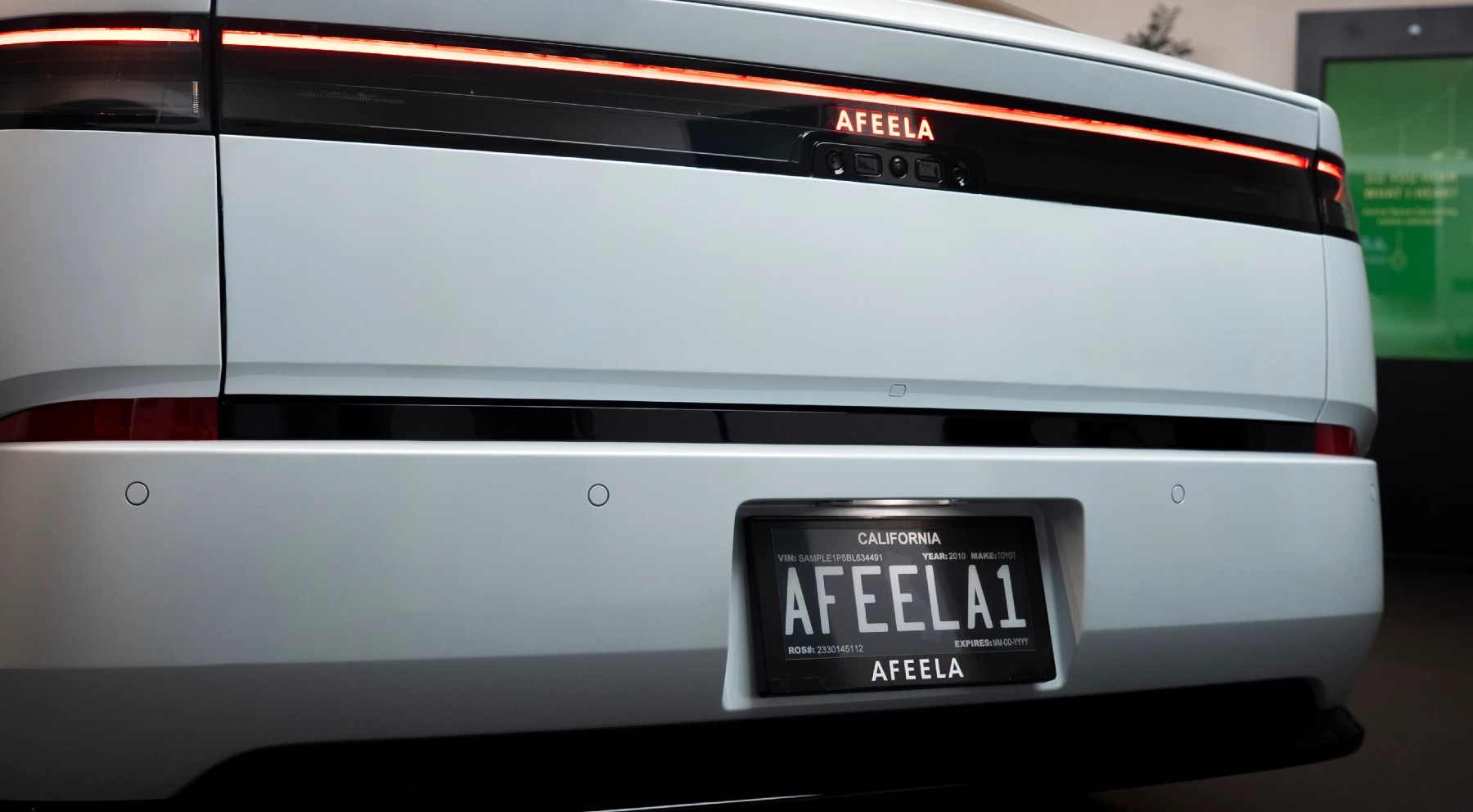 matrícula digital Sony Honda AFEELA 1