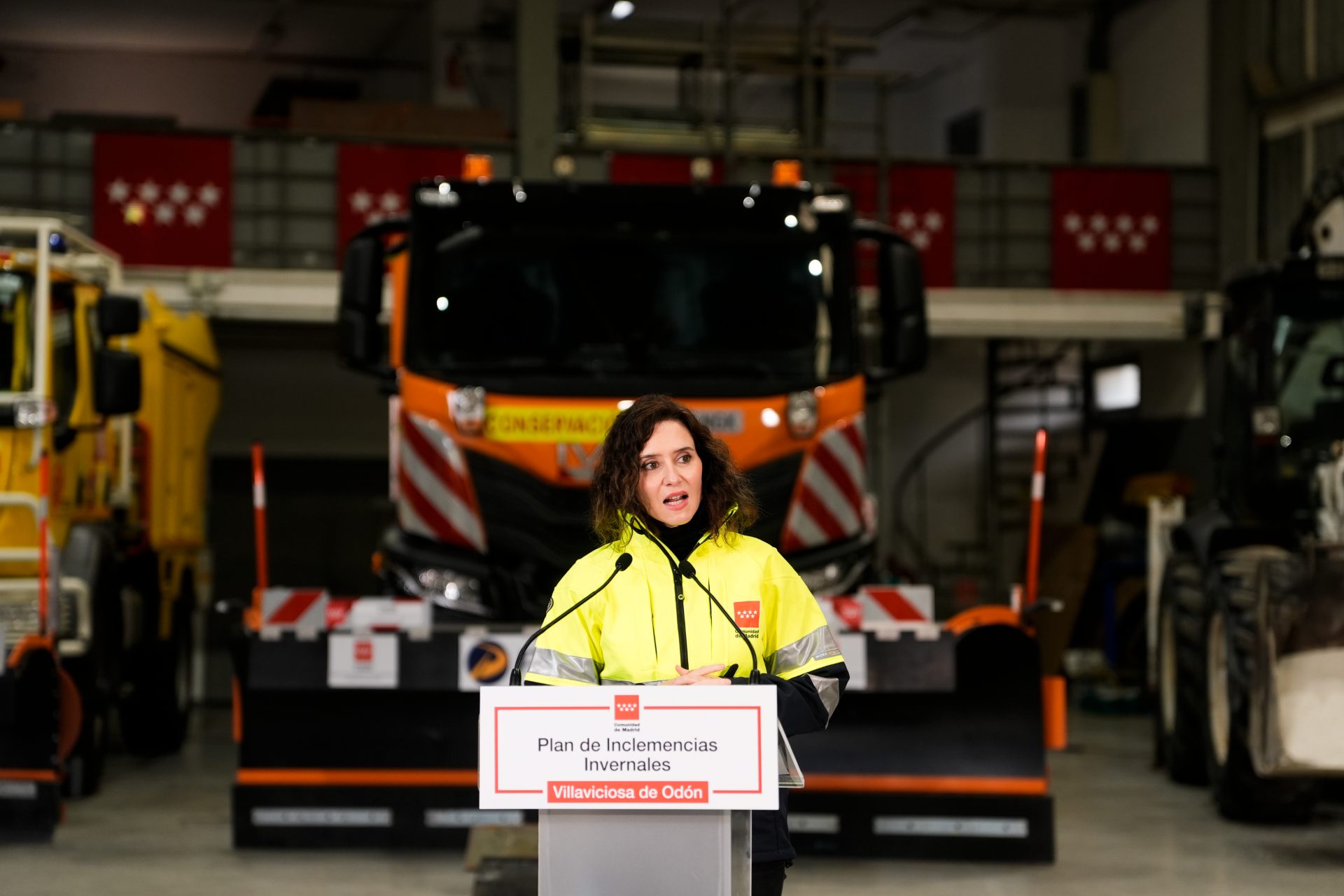 señales de tráfico calefactables