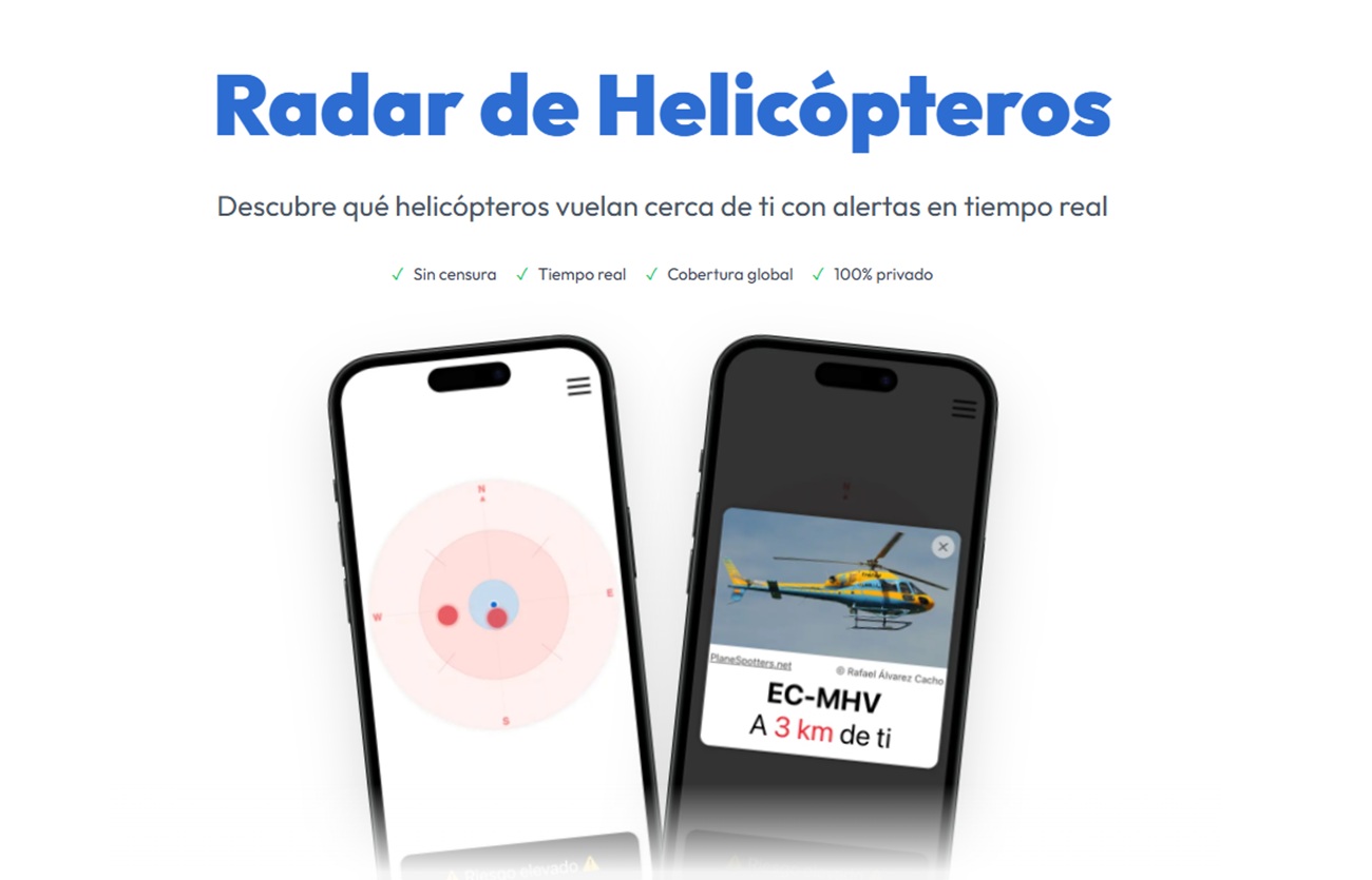 radar helicópteros dgt