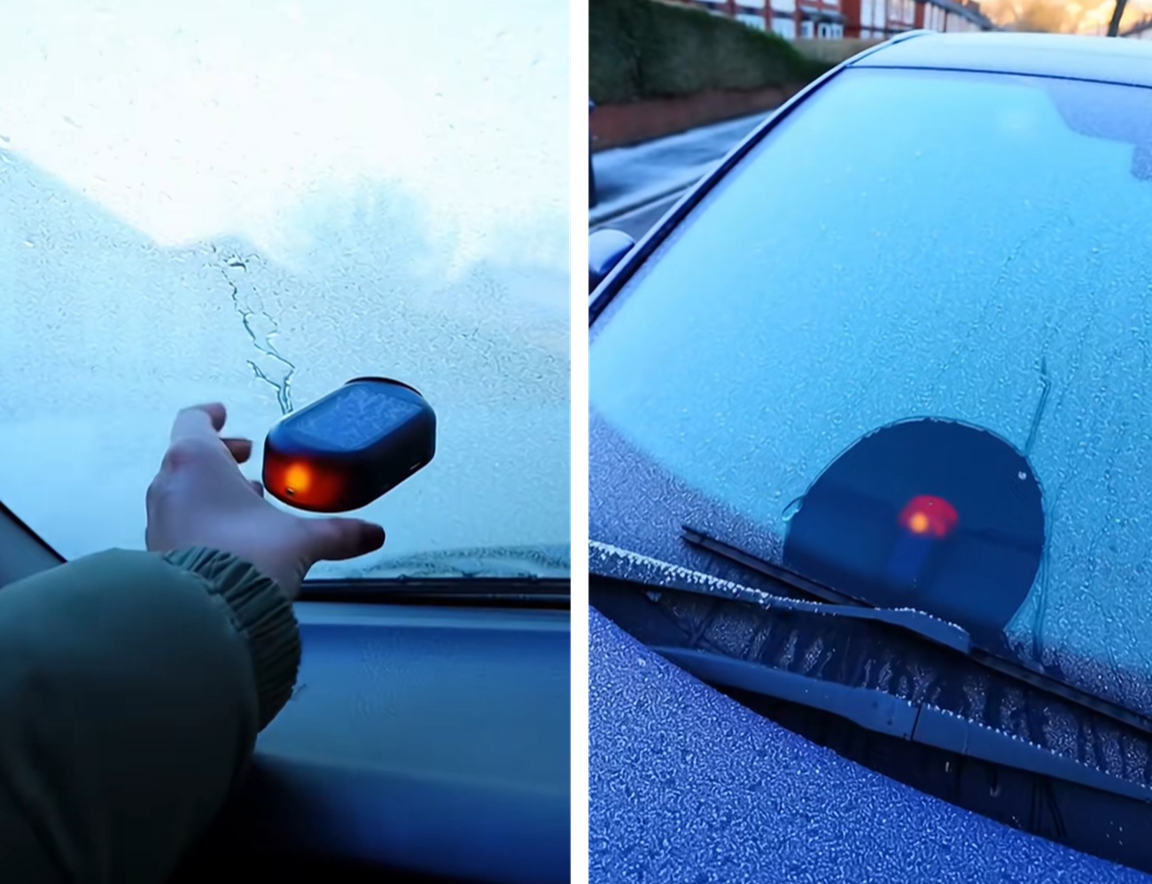 sistema para descongelar parabrisas